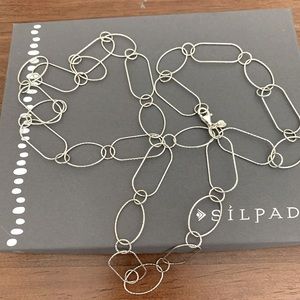 Beautiful long bubble link necklace